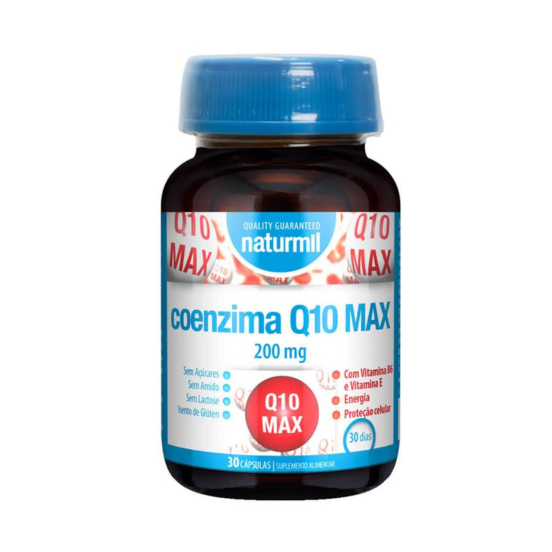 Naturmil Co-Enzima Q10 Max 200mg 30 cápsulas
