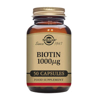 Solgar Biotina 1000mcg 50 Cápsulas