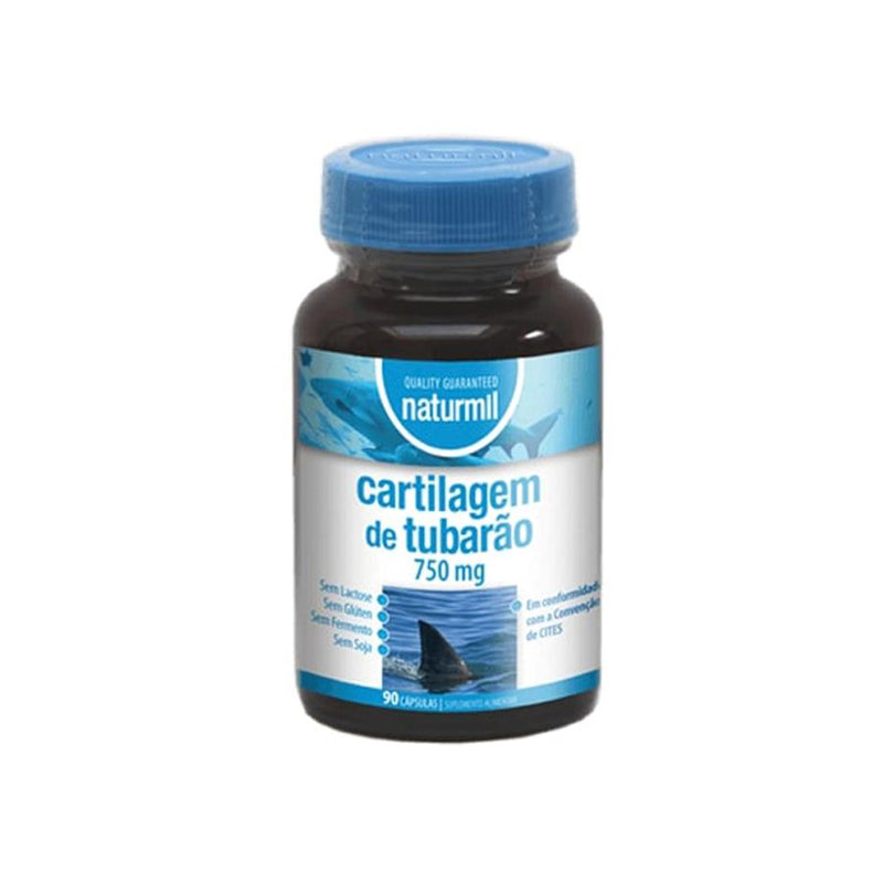 Naturmil Cartilagem de Tubarão 750mg 90 Cápsulas