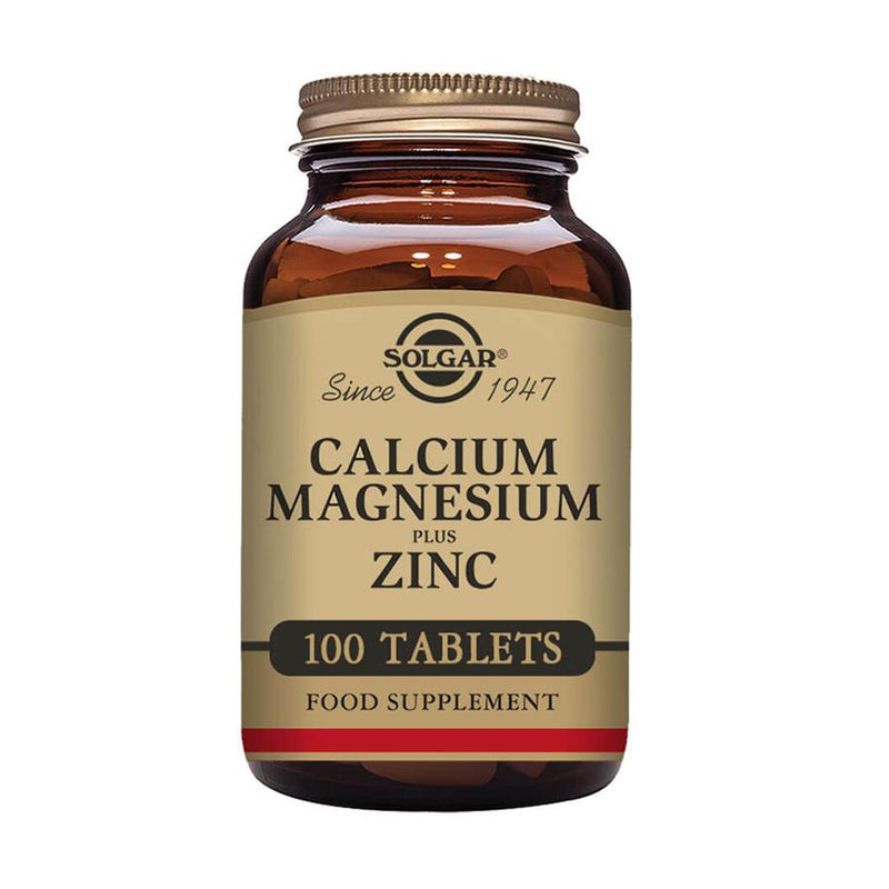 Solgar Cálcio Magnésio e Zinco 100 Comprimidos