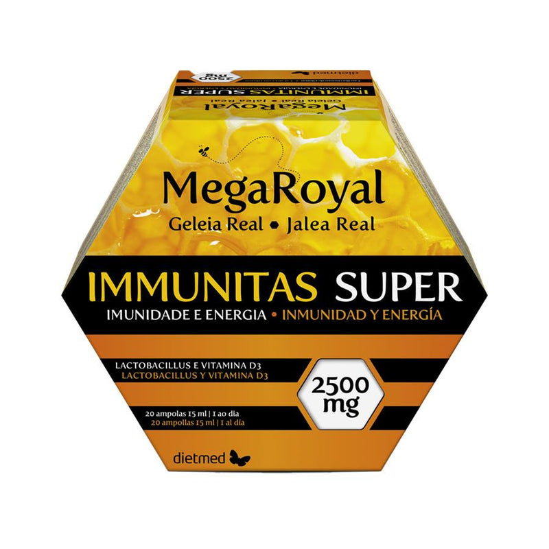 Dietmed Mega Royal Immunitas Super 20 ampolas