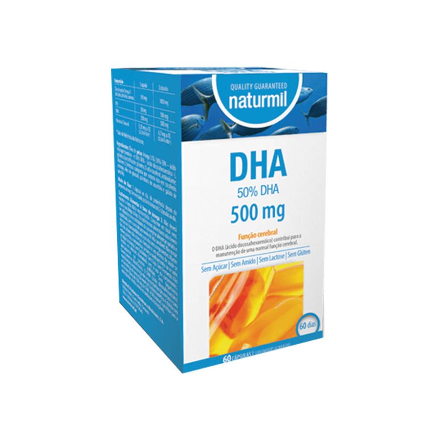 Naturmil DHA 500mg 60 cápsulas