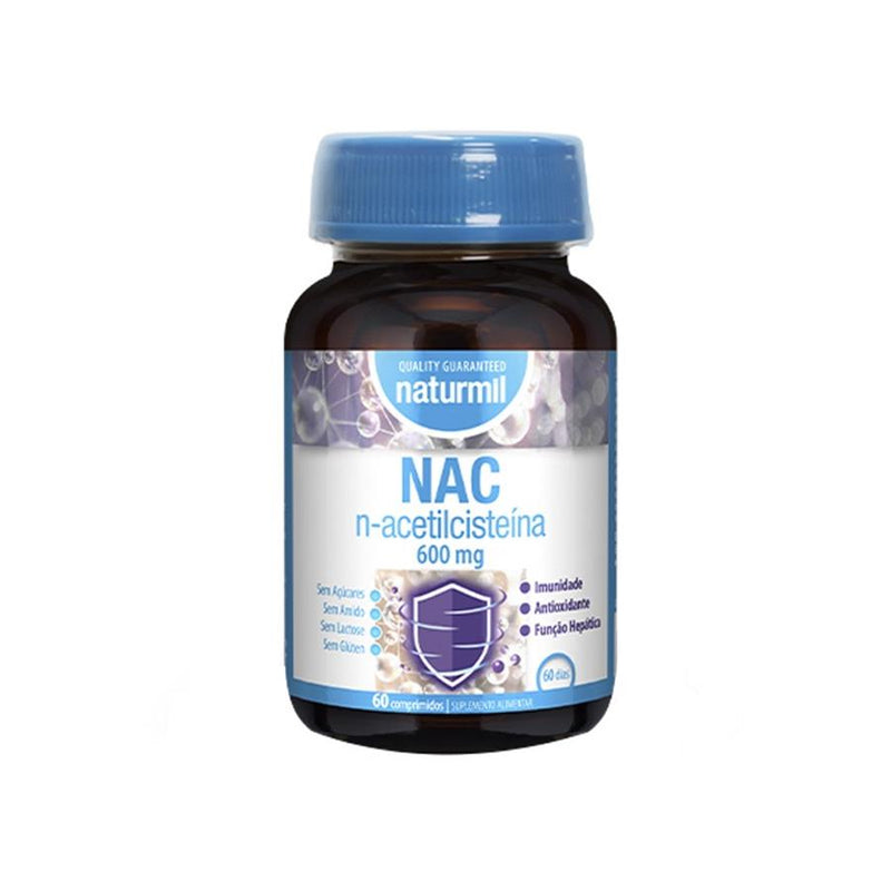 Naturmil NAC 600mg 60 Comprimidos