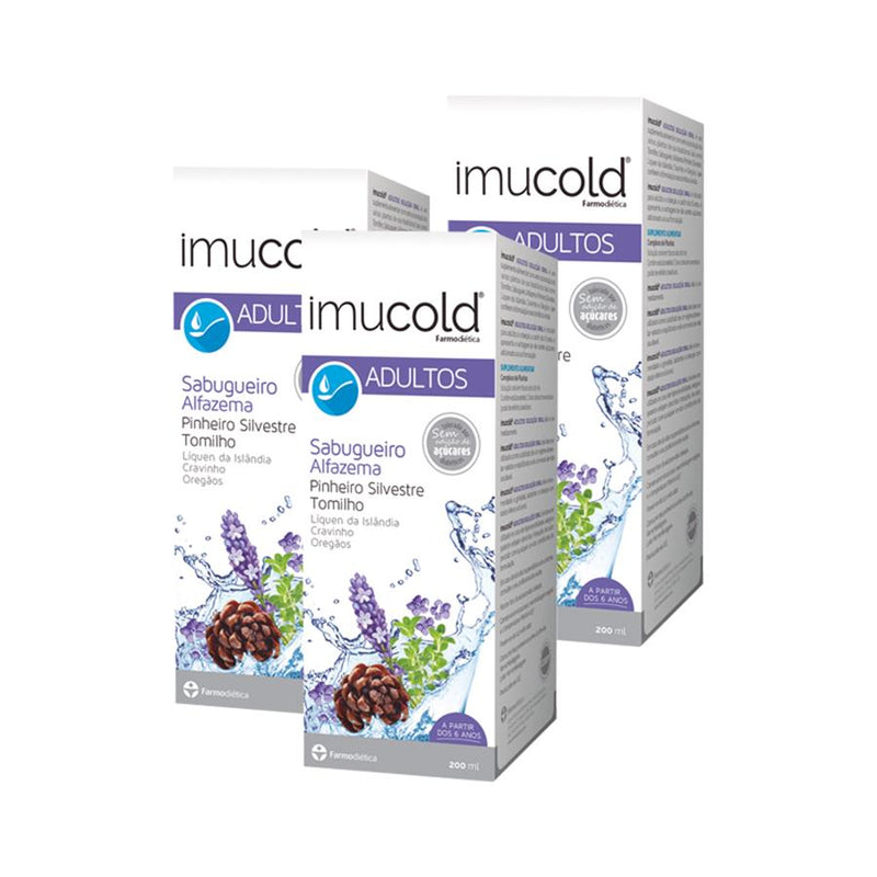 Farmodiética Imucold Xarope Adulto 200ml - Pack de 3