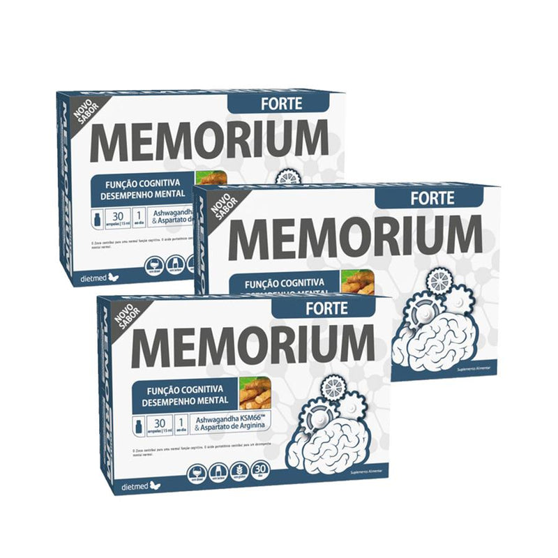 Dietmed Memorium Forte 30 Ampolas - Pack de 3