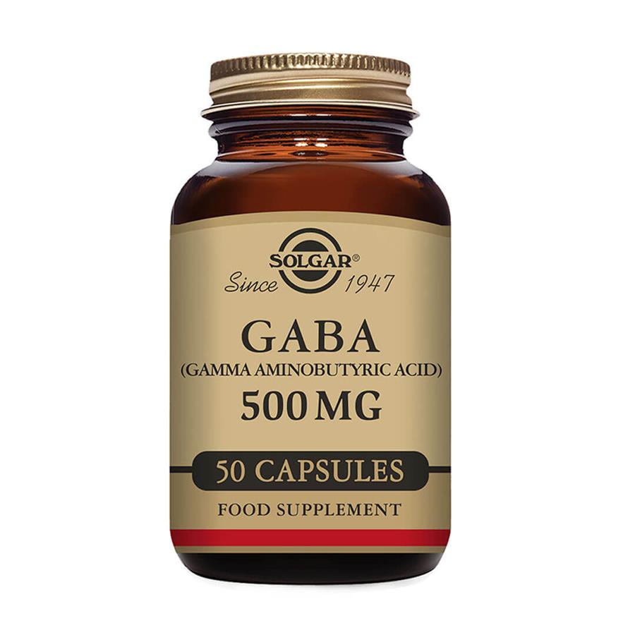 Solgar GABA 500mg 50 Cápsulas