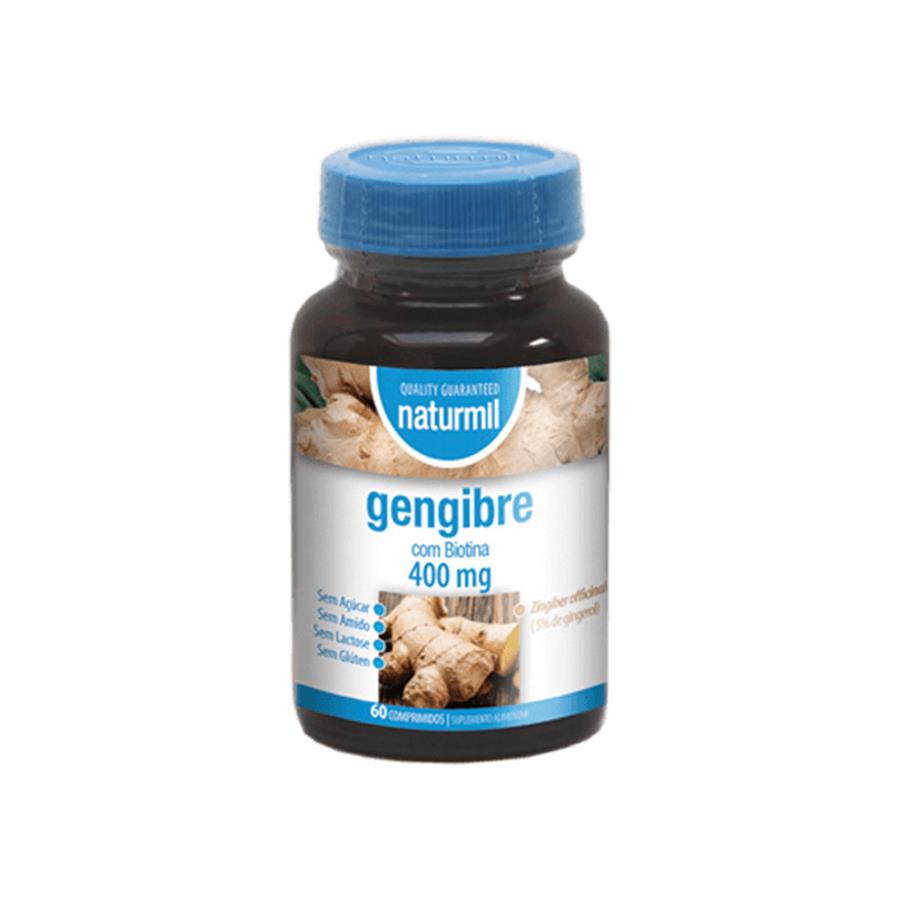Naturmil Gengibre 400mg 60 Comprimidos