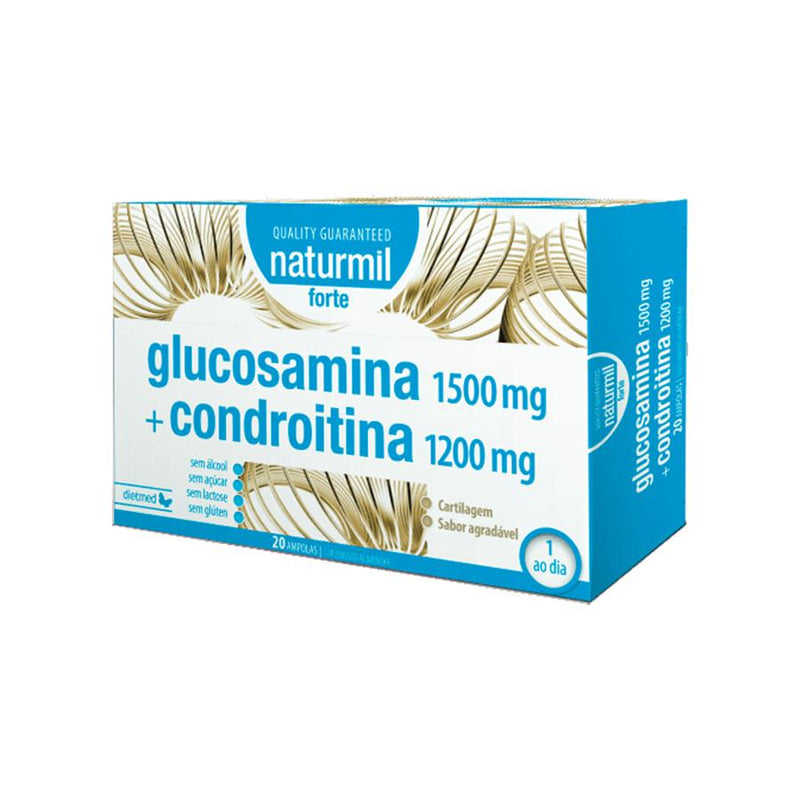 Naturmil Glucosamina + Condroitina Forte 20 Ampolas