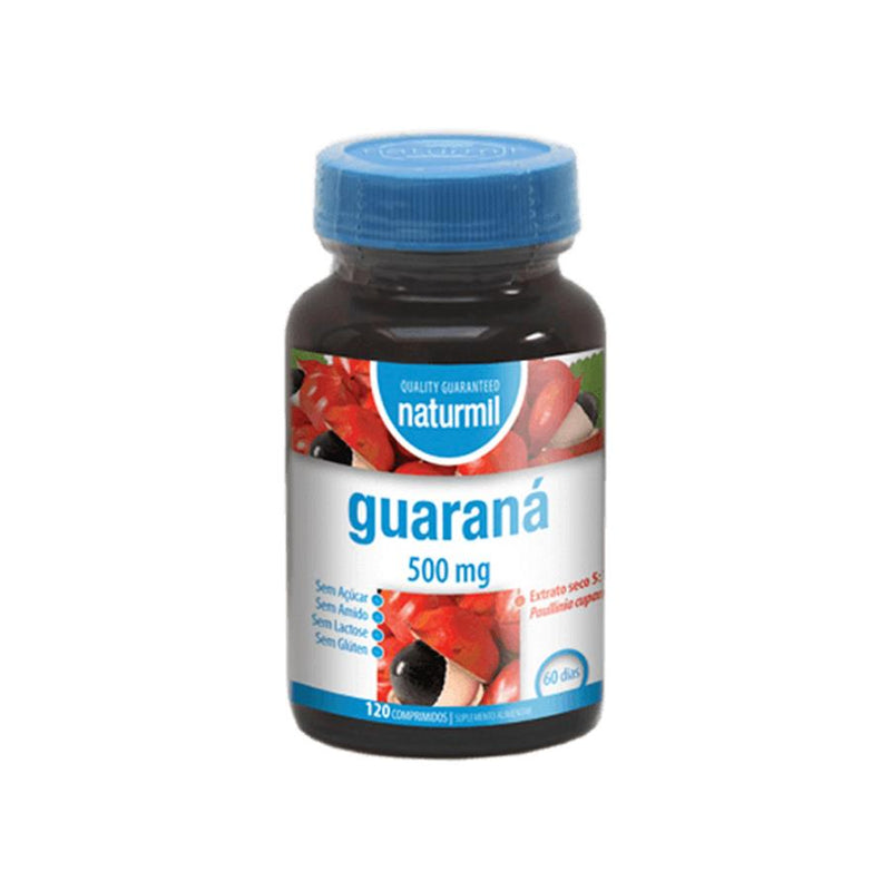 Naturmil Guaraná 500mg 120 Comprimidos