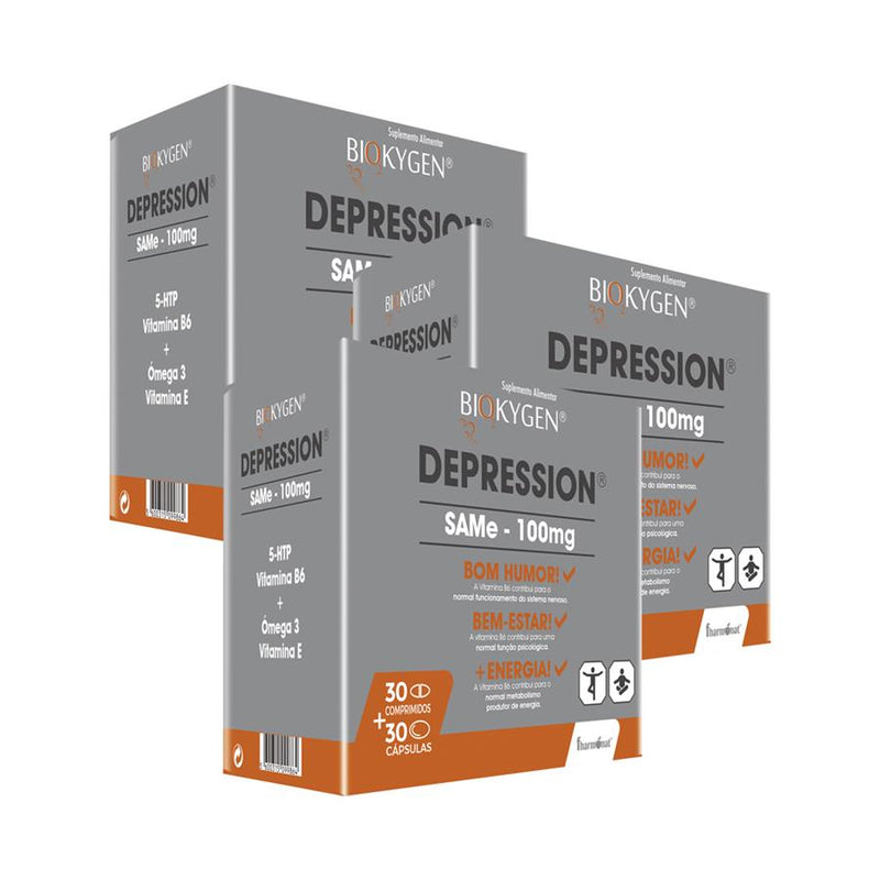 Biokygen Depression Sam-E 30 Comprimidos + 30 Cápsulas - Pack de 3