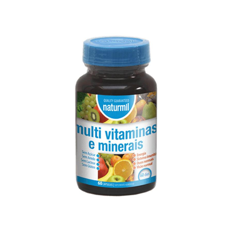 Naturmil Multi Vitaminas & Minerais 60 Cápsulas