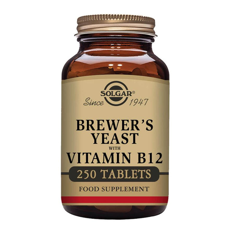Solgar Levedura De Cerveja Com Vitamina B12 250 Comprimidos