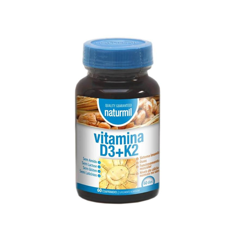 Naturmil Vitamina D3 + K2 60 Comprimidos