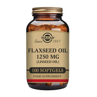 Solgar Óleo de Sementes de Linho 1250 mg 100 Cápsulas