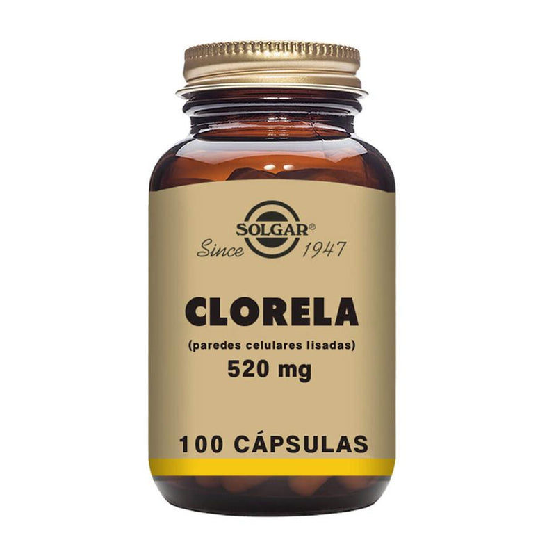 Solgar Clorela 520mg 100 cápsulas