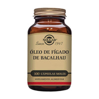 Solgar Óleo de Fígado de Bacalhau 100 Cápsulas