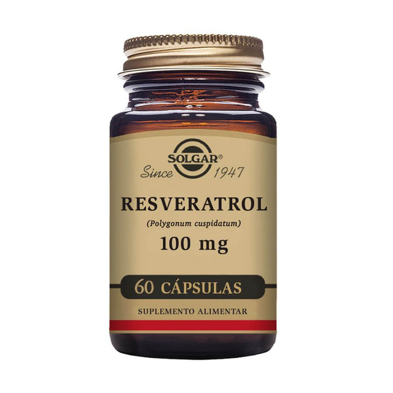 Solgar Resveratrol 100mg 60 Cápsulas
