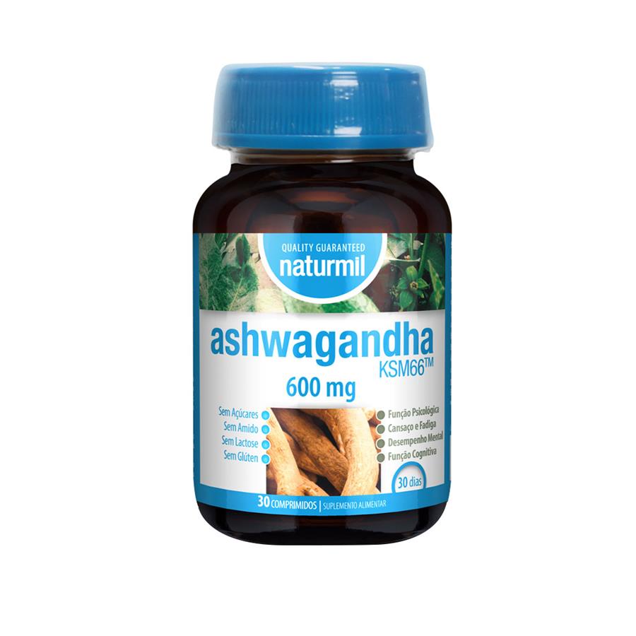 Naturmil Ashwagandha KSM66 600mg 30 Comprimidos