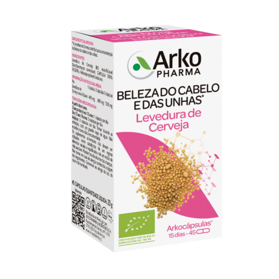Arkocápsulas Levedura de Cerveja Bio 45 Cápsulas - imagem principal