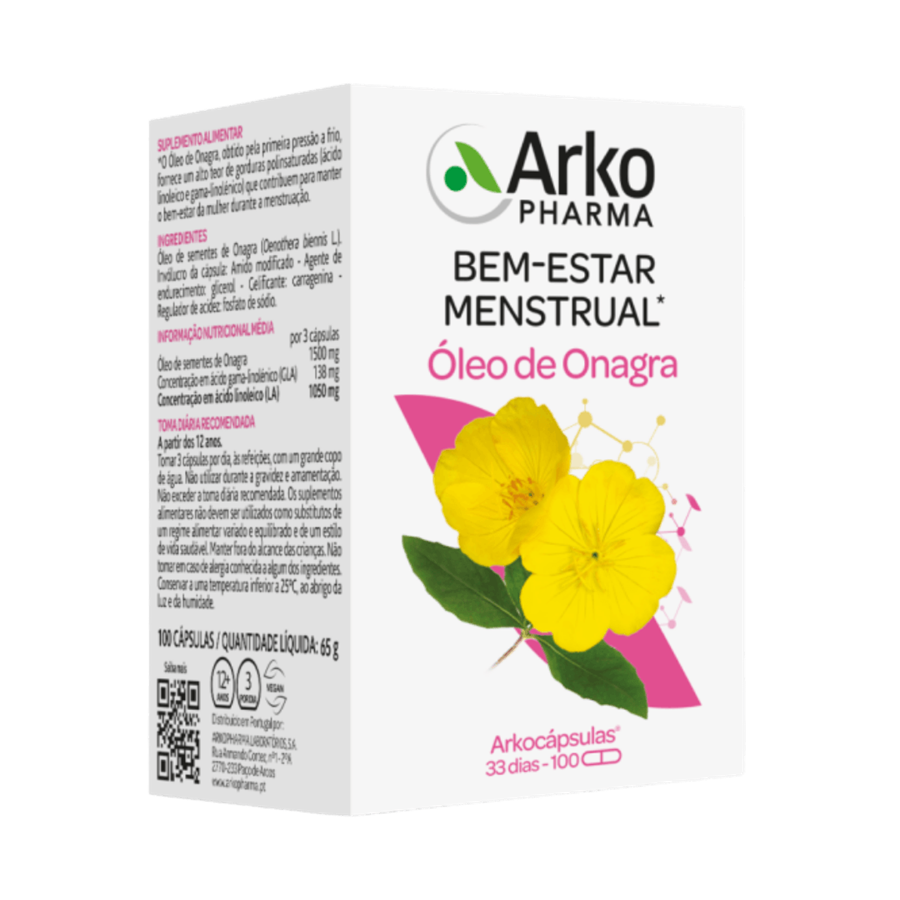 Arkocápsulas Óleo de Onagra 100 Cápsulas - imagem principal