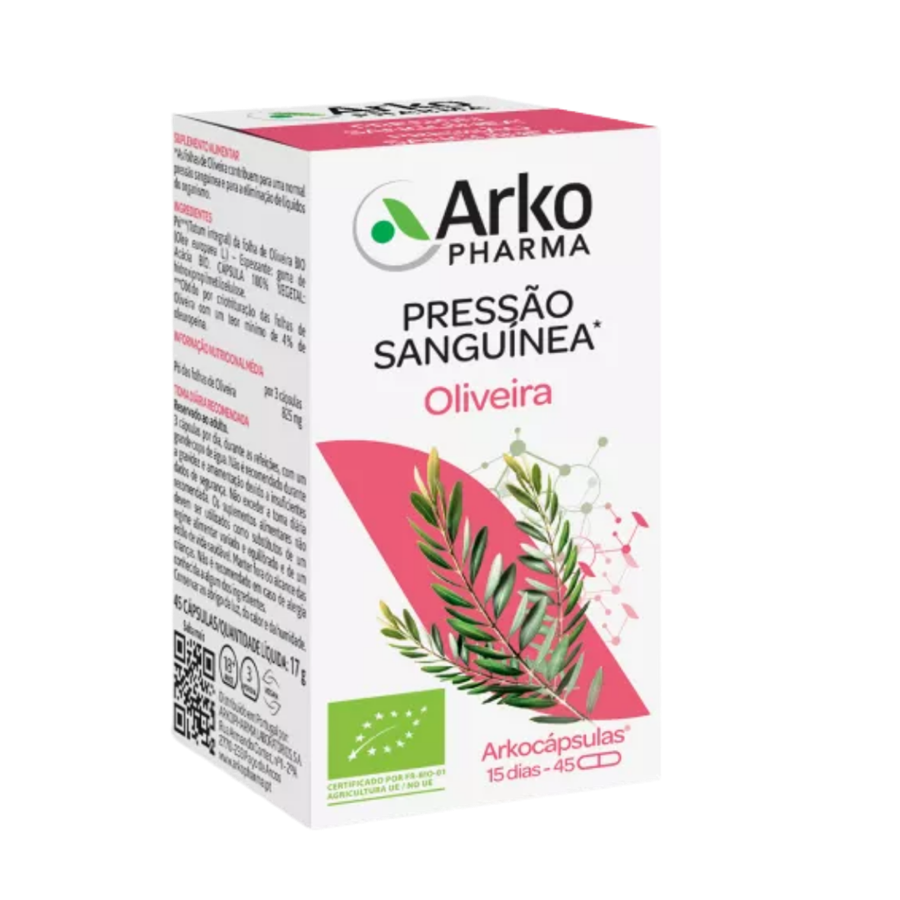 Arkopharma Arkocápsulas Oliveira 45 Cápsulas - imagem principal