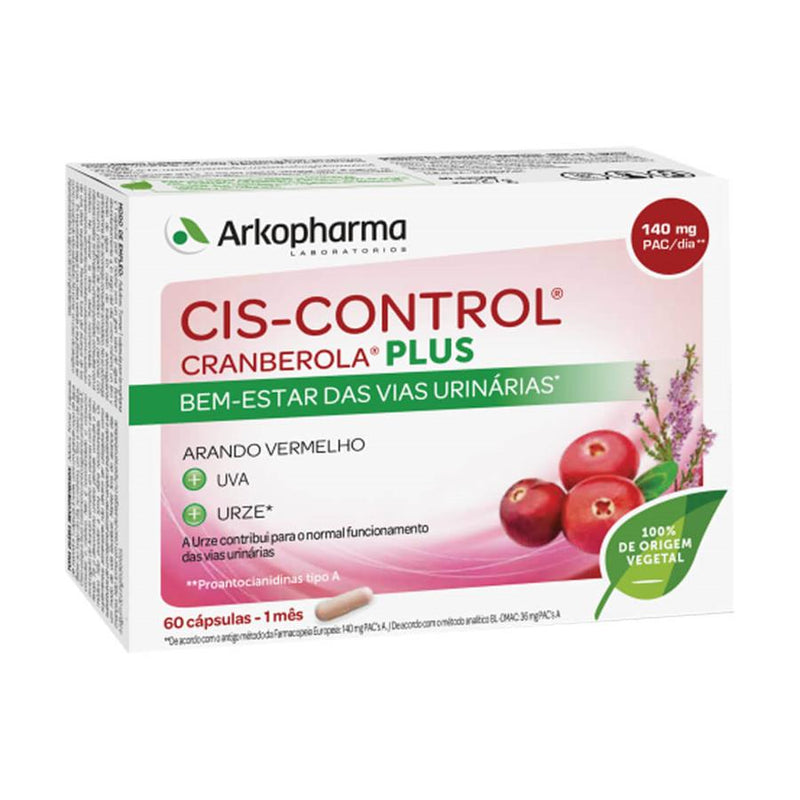 Arkopharma Cis-Control Cranberola Plus 60 Cápsulas