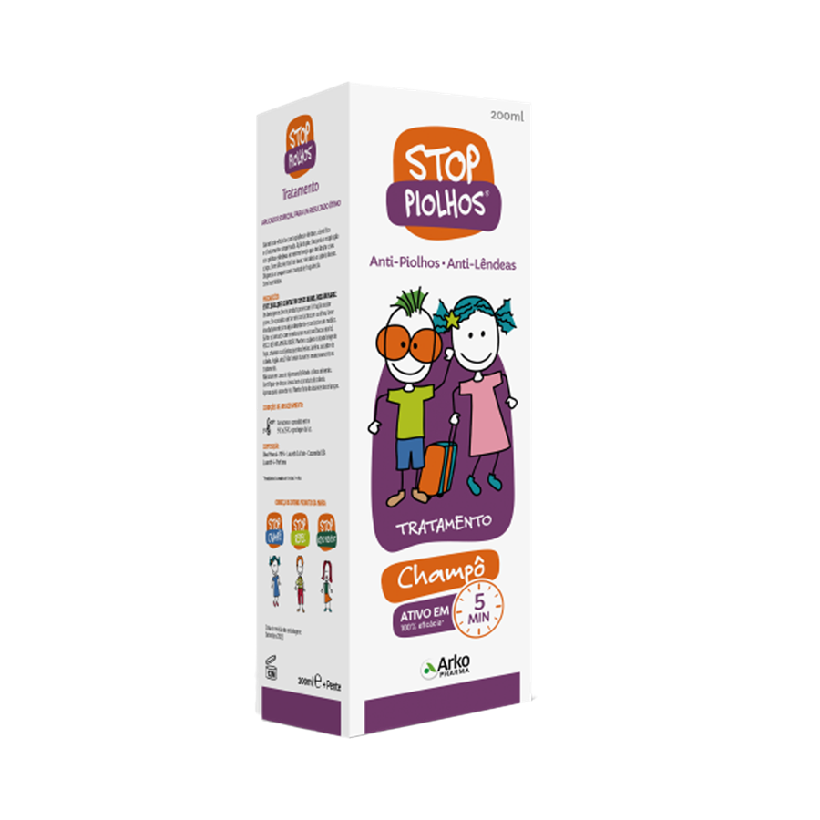 Arkopharma Stop Piolhos Champô Tratamento 200 mL - imagem principal