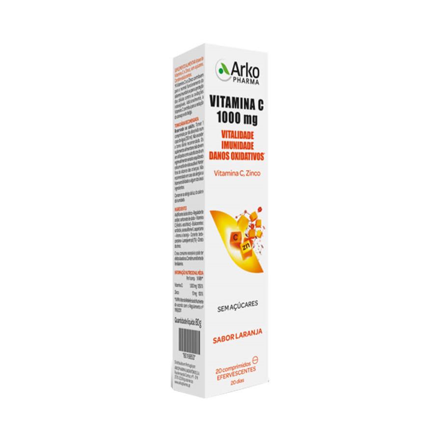 Arkopharma Vitamina C+Zinco 20 Comprimidos Efervescentes - imagem principal