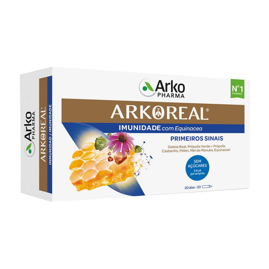 Arkopharma Arkoreal Geleia Real Imunidade Bio 20 Ampolas