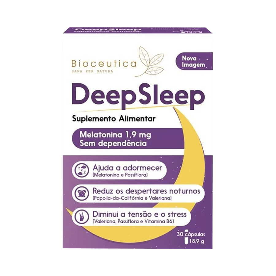 Bioceutica DeepSleep 30 Cápsulas - imagem principal