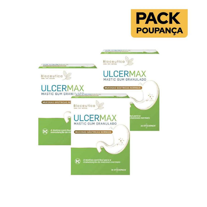 Bioceutica Ulcermax 20 Saquetas - Pack de 3