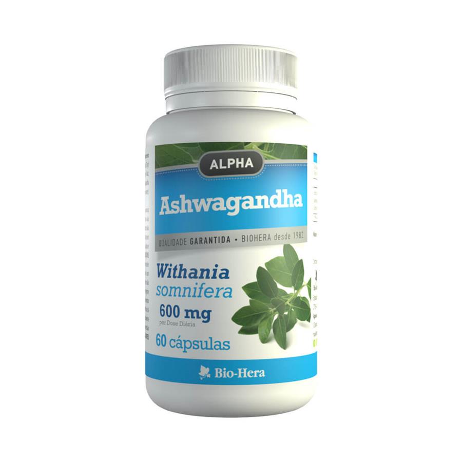 BioHera Alpha Ashwagandha 60 Cápsulas - imagem principal