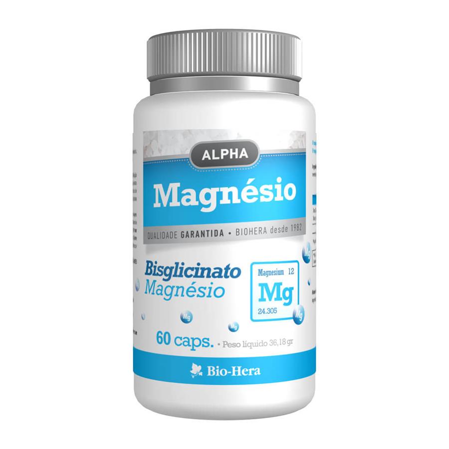 BioHera Magnésio Bisglicinato 60 Cápsulas - imagem principal
