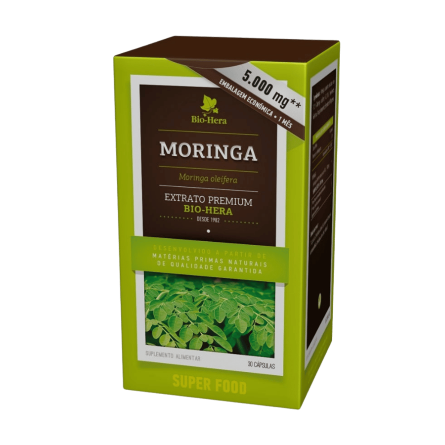 BioHera Moringa 5000 mg 30 Cápsulas - imagem principal
