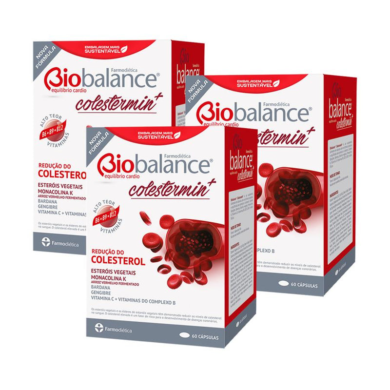 Biobalance Colestermin+ 60 cápsulas - Pack de 3
