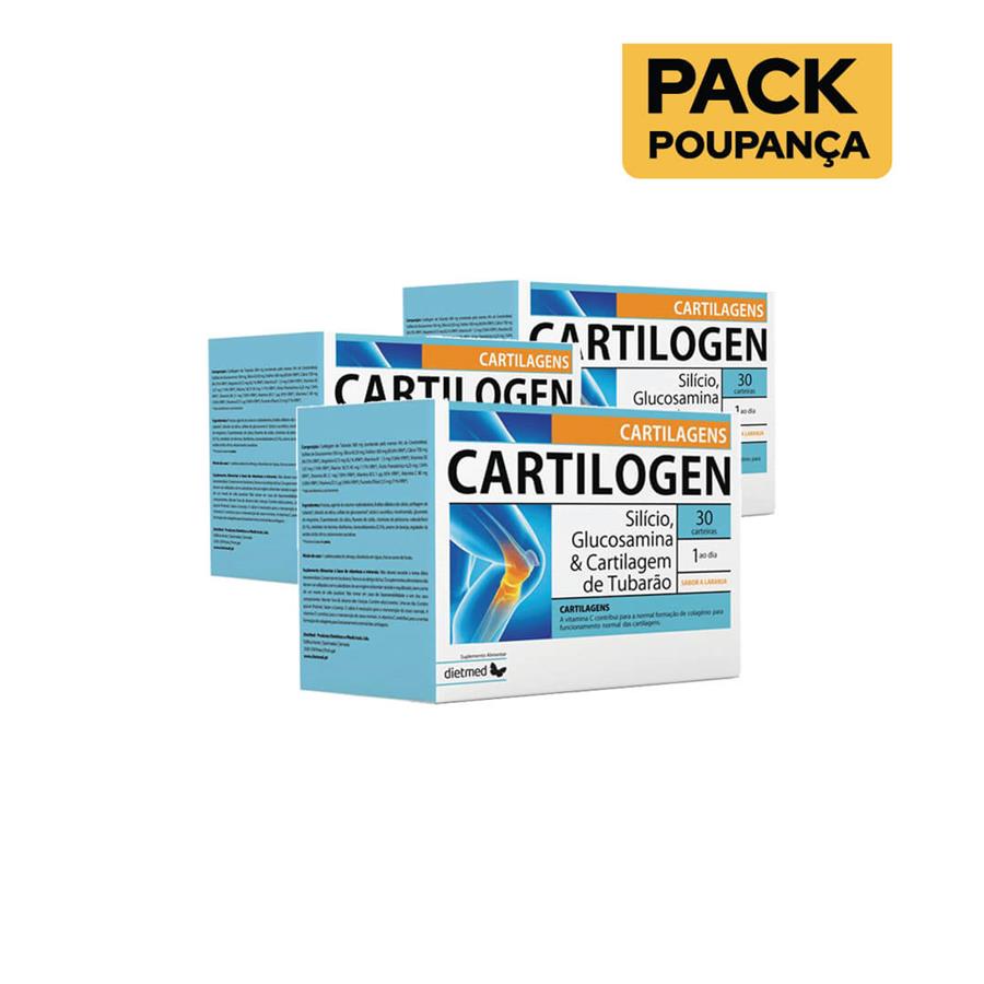 Dietmed Cartilogen 30 Carteiras - Pack de 3