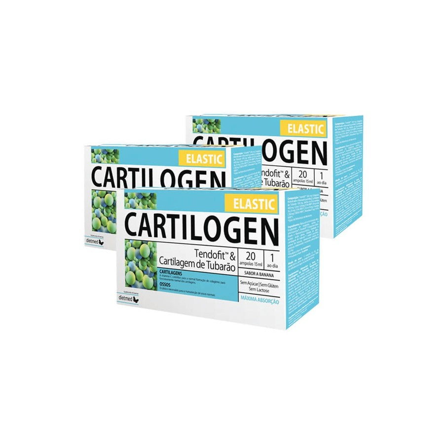 Dietmed Cartilogen Elastic 20 ampollas - Paquete de 3 - imagem principal