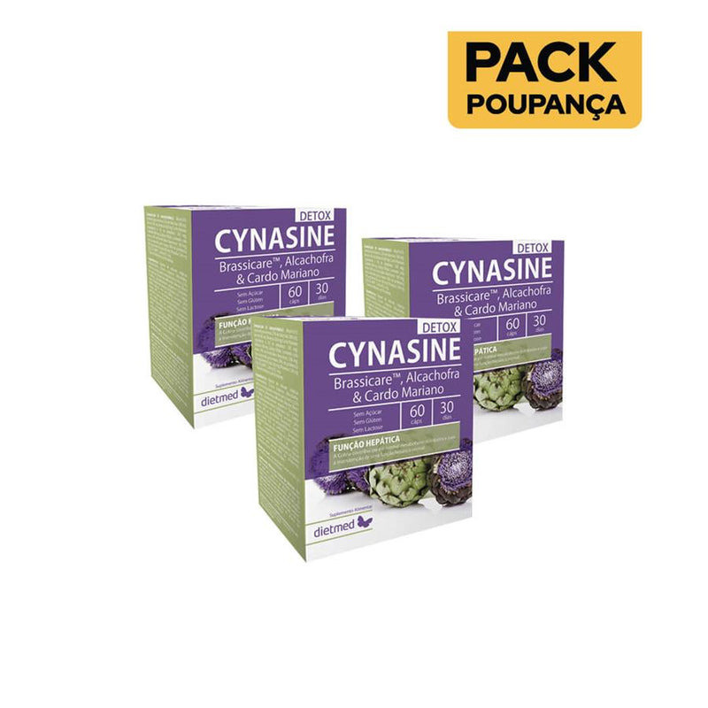 Dietmed Cynasine Detox 60 Cápsulas - Pack de 3