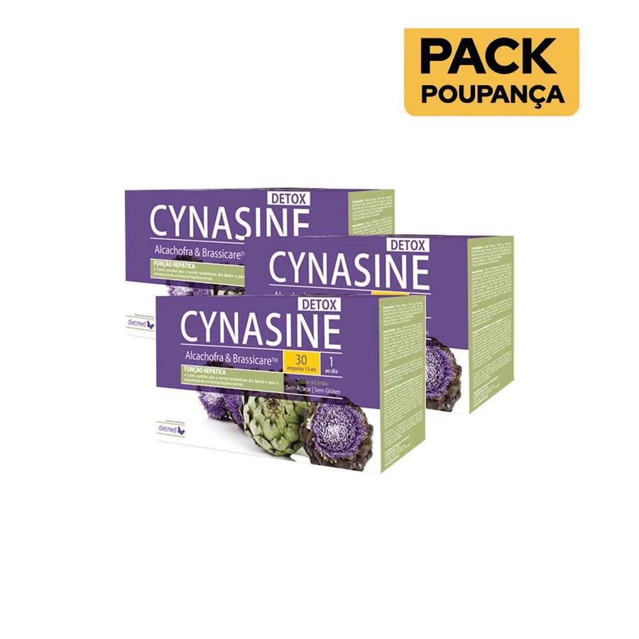 Dietmed Cynasine Detox 30 ampolas - Pack de 3