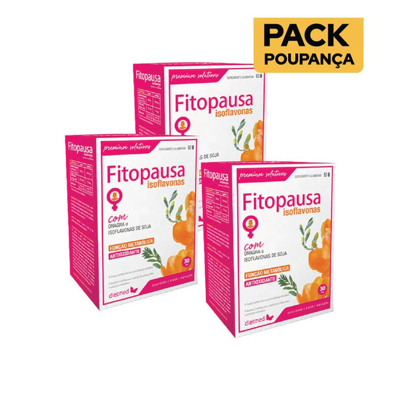 Dietmed Fitopausa Isoflavonas 60 Cápsulas - Pack de 3