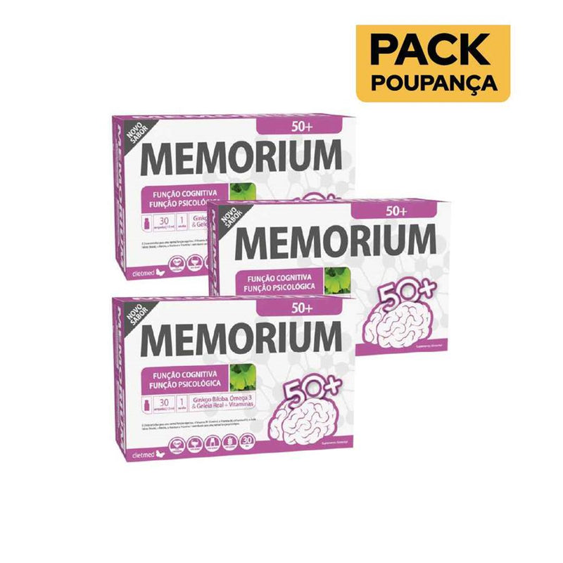 Dietmed Memorium 50+ 30 Ampolas - Pack de 3