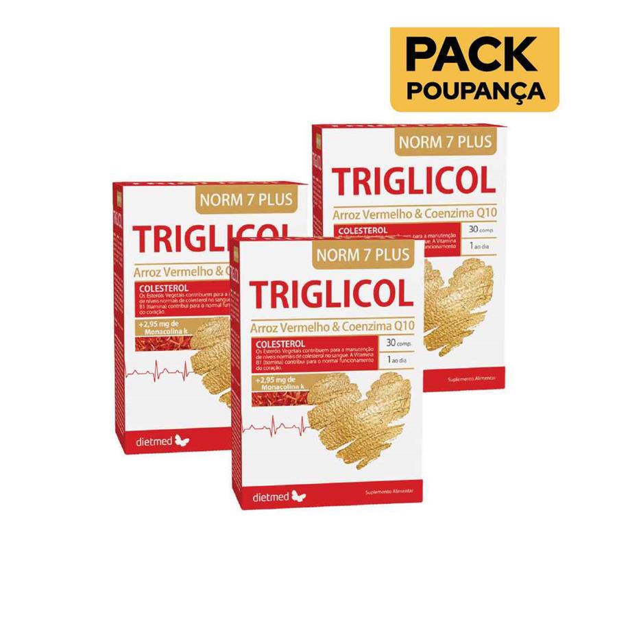 Dietmed Triglicol NORM 7 30 Cápsulas - Pack de 3