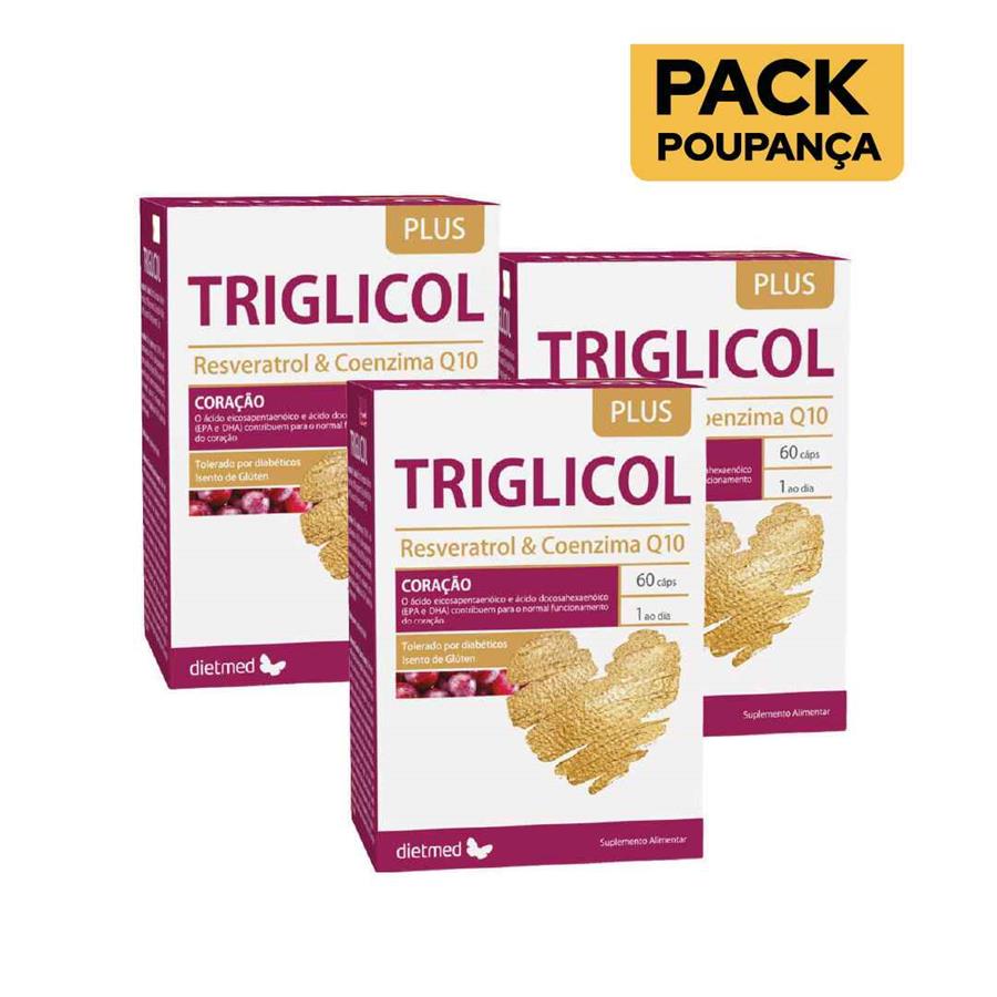 Dietmed Triglicol Plus 60 cápsulas - Pack de 3