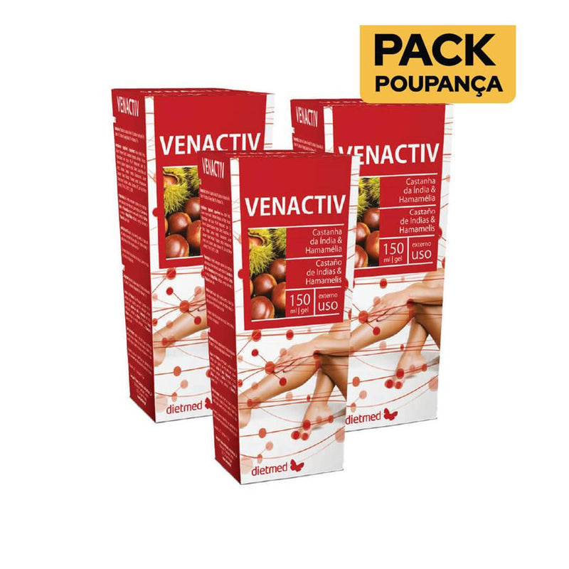 Dietmed Venactiv Gel 150ml - Pack de 3