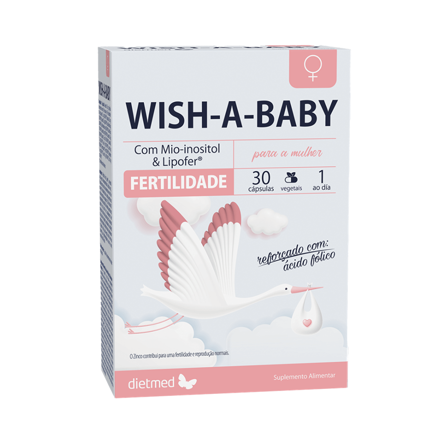Dietmed Wish A Baby 30 Cápsulas Vegetais - imagem principal