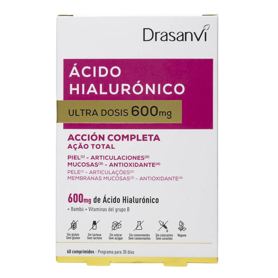 Drasanvi Ácido Hialurónico 600 mg 60 Comprimidos - imagem principal