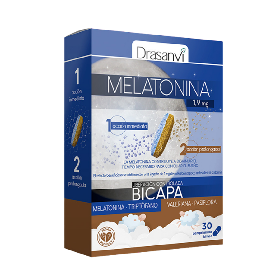 Drasanvi Melatonina Bicapa Retard 30 Comprimidos - imagem principal