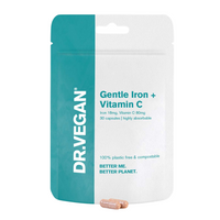Dr.Vegan Gentle Iron & Vitamin C 30 Capsules