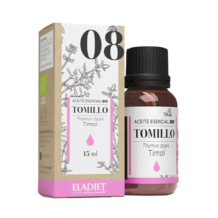 Aceite esencial de tomillo orgánico Eladiet 15 ml - imagem principal