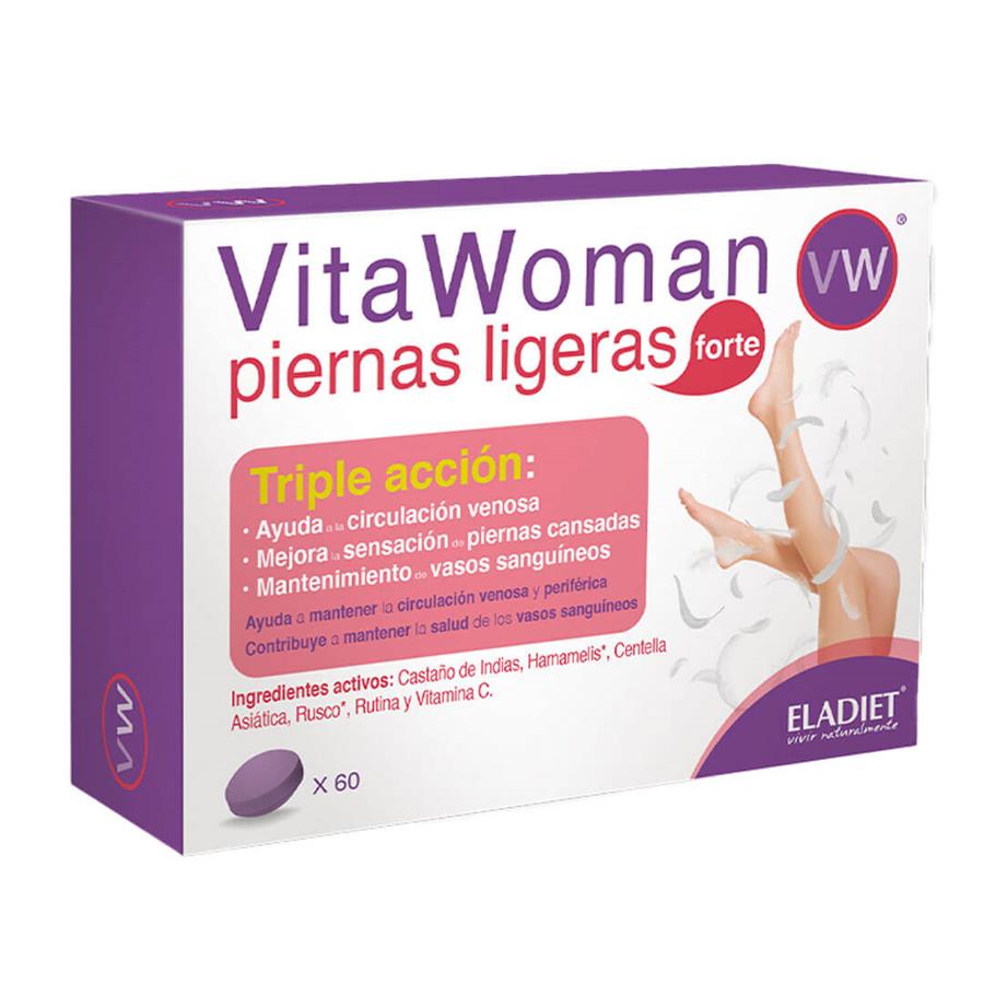 Eladiet Vitawoman Pernas Ligeiras Forte 60 Comprimidos - imagem principal